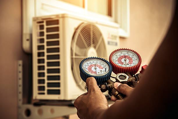 Professional Emergency Hvac technician working in Van Voorhis, PA